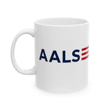 Copy of AALS Personalized Patriotic Jonathan Ceramic Mug — Red & Navy Striped Political Coffee Cup (11oz/15oz)